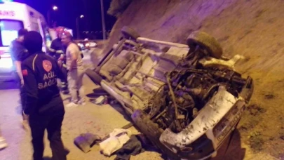 Trafik kazasında 2'si çocuk 4 kişi yaralandı