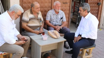 Uzun, Yeni Mahalle’de Esnaf ve Vatandaşlarla Buluştu