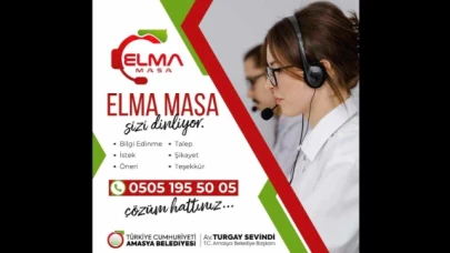 Amasya’da Elma Masa hizmete sunuldu