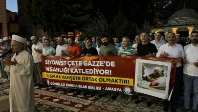 Amasya’da Gazze İçin Kunut Programı Düzenlendi