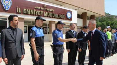 Amasya’nın yeni emniyet müdürü Ayhan Saraç göreve başladı