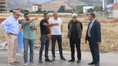 Atak, sahada incelemelerde bulundu