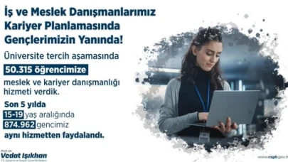 Bakan Işıkhan: "Üniversite tercih aşamasında 50 bin 315 öğrencimize meslek ve kariyer danışmanlığı hizmeti verdi"
