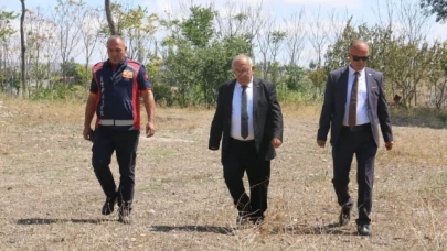 Basmacı, Arazi Yangını ile ilgili incelemelerde bulundu
