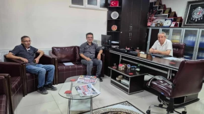 Çelik'ten Haber Merkezi'mize Ziyaret