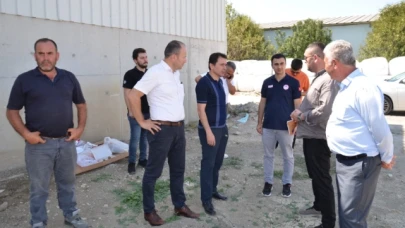 Çetin, hibe sözleşmesi imzalanan projeleri yerinde inceledi