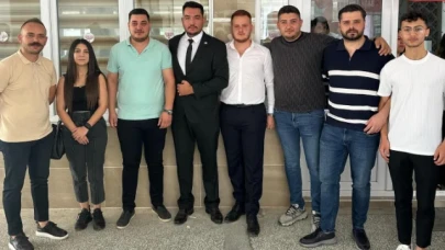 CHP Gümüşhacıköy Gençlik Kolları'nda bayrak değişimi