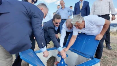 Doluca Köyü'nde Basınçlı Sulama Tesisi'nin Açılışı Yapıldı