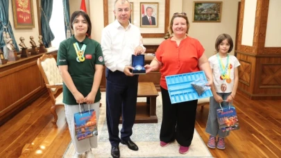 Doruk, başarılı sporcular misafir etti