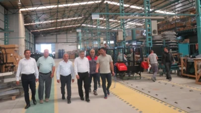 Karaaslan, OSB’deki Firmaları Ziyaret Ederek Bilgi Aldı