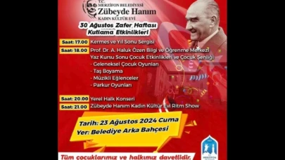 Merzifon’da 30 Ağustos Zafer Bayramı coşkuyla kutlanacak