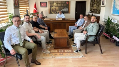 Merzifon TSO'dan Kaymakam Karaaslan'a Ziyaret