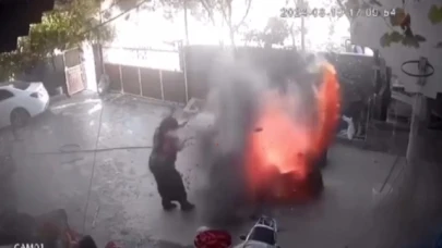 Salça yapan kadınlar ne yaşadığını anlayamadı, beton bomba gibi patladı