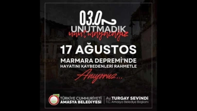 Sevindi'den Marmara Depremi'nin 25. yıl dönümü mesajı