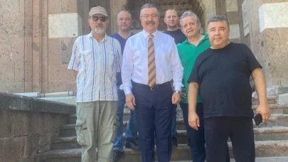 TAFED Başkanı Merzifon’u Gezdi