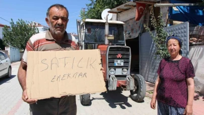 Telefon dolandırıcılarına 750 bin TL kaptıran Merzifonlu çiftçi, traktörünü satışa çıkardı