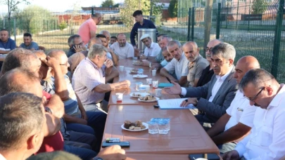 Uzun, Hürriyet Mahallesi sakinleri ile bir araya geldi