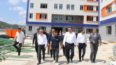 Vali Doruk, eğitim yatırımlarını yerinde inceledi