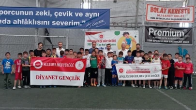 Yaz Kur'an Kursları Futbol Turnuvası Başladı