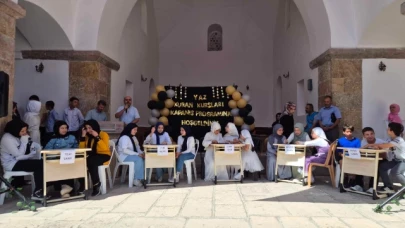 Yaz Kur’an Kursları’nın kapanış programı düzenlendi