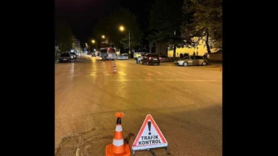 Amasya’da polisten sürücülere uyuşturucu denetimi