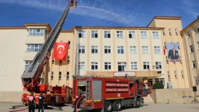 Amasya'daki tatbikat gerçeği aratmadı