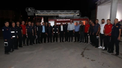 Başkan Uzun, İtfaiye Müdürlüğü'nü ziyaret etti