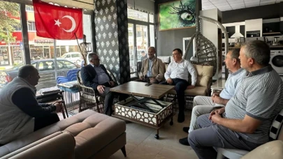 Çilez, Gümüşhacıköy’de Esnaf Ziyaretinde Bulundu