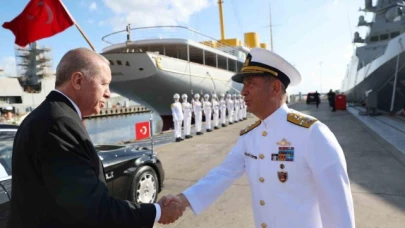 Cumhurbaşkanı Erdoğan yenilenen Savarona yatında incelemelerde bulundu