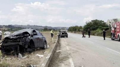 Duble yolda kaza: 1 ölü, 1 yaralı