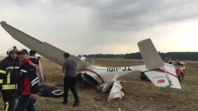 Eğitim uçağı düştü, 2 pilot hayatını kaybetti