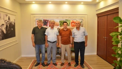 Emekliye ayrılan personellerden Çetin'e Veda Ziyareti