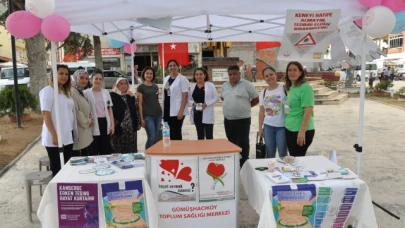 Gümüşhacıköy'de bilgilendirme standı kuruldu