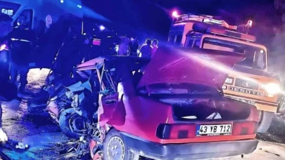 İki otomobil çarpıştı: 1 ölü, 1 yaralı