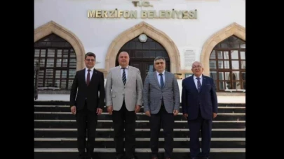 Karaaslan'dan Merzifon Belediyesi'ne ziyaret