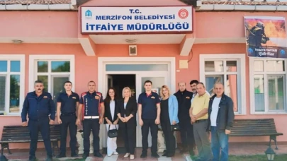 Memleket Partisi heyetinden İtfaiye Müdürlüğü'ne ziyaret