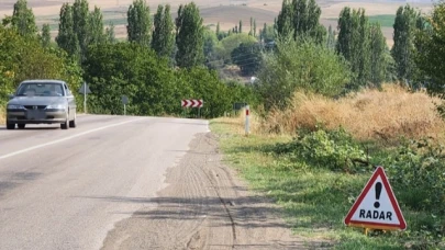Merzifon’da 5 araç ve 4 motosiklet trafikten men edildi