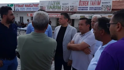 Milletvekili Karagöz'den Konya'daki çiftçilere destek