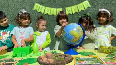 Minik Öğrencilerden Yeşil Gün Etkinliği