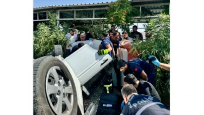 Otomobil şarampole yuvarlandı: 2 ölü