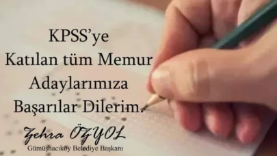 Özyol, KPSS'ye Girecek Adaylara Başarılar Diledi