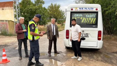 Suluova'da Okul Servisleri Denetlendi