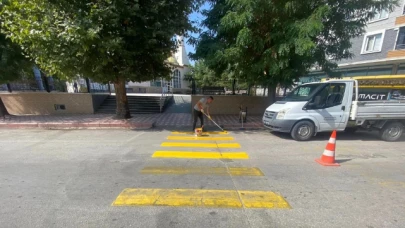Suluova'da Yaya Geçitleri Yenileniyor