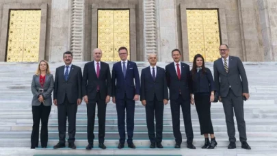 TBMM Başkanı Kurtulmuş, Polonya Meclis Başkanı Holownia ile bir araya geldi