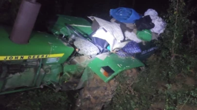 Traktör kasasının altında kalan 1 kişi hayatını kaybetti