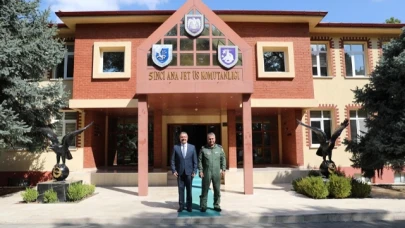Üs Komutanı Serin, Başkan Kargı'yı Misafir Etti
