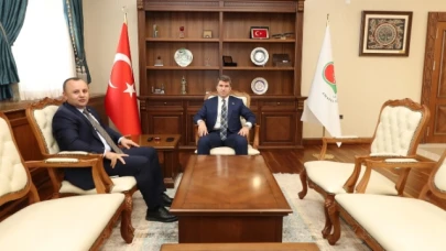 Vali Bakan'ın ilk misafiri Başkan Sevindi oldu