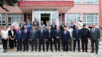 Vali Doruk, Merzifon'a veda etti