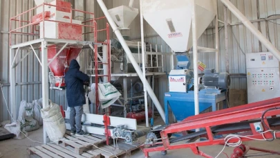 Yem Kırma ve Ezme Tesisi'nde çalışmalar devam ediyor