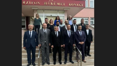 Aldemir ve ilçe yönetiminden Karaaslan'a Ziyaret